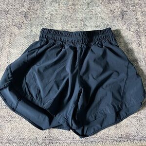 Hotty Hot High-Rise Lined Short 4” in Navy Blue